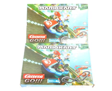 Two Carrera Mario Kart Go Scalextric sets, boxed. (2)
