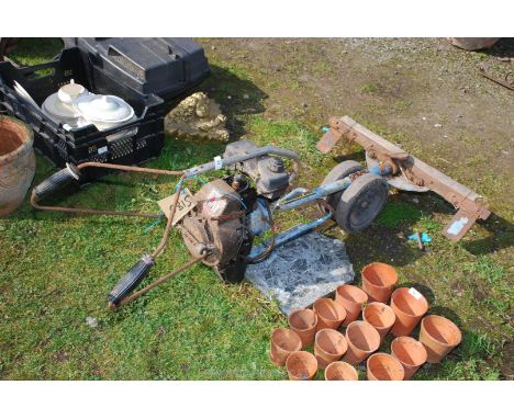 A Hobby 202 Allen scythe style Cutter with two stroke Tecumseh engine (with good compression), made in Italy