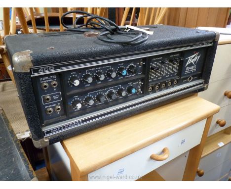 A Peavey Mark III Bass speaker system.