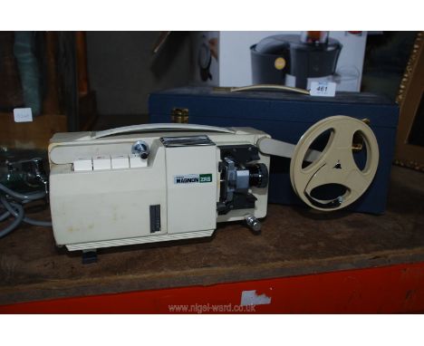 A Prinz Magnon ZRS projector in a case (working motor).