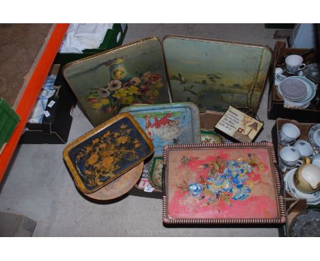Miscellaneous trays, fire screen etc.