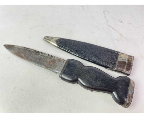 SGIAN DUBH, with scabbard