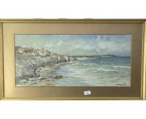 T S HUTTON, FOUR WATERCOLOURS each mounted, framed and under glass