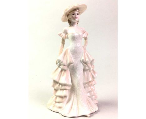LARGE GROUP OF CERAMIC FIGURES, including Royal Worcester 'The Fairest Rose', limited edition 3,504/12,000, Royal Worcester '