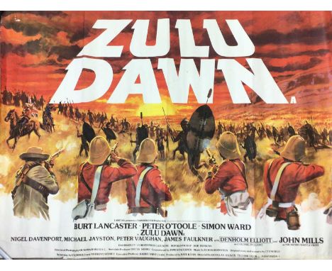 ZULU DAWN FILM POSTER, printed in the UKquad sizeAdditional images have been added to the website