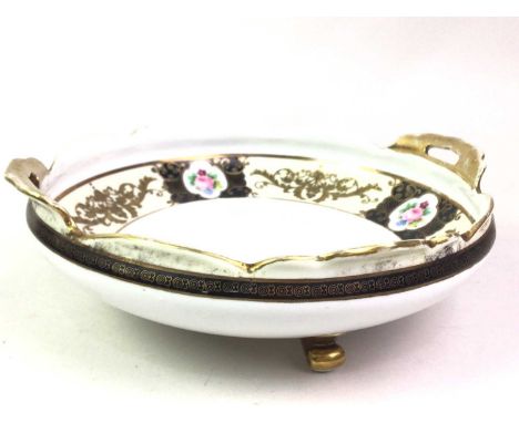 TWO NORITAKE BOWLS, ALONG WITH TWO 'JUST SLATE COMPANY' ITEMS comprising a slate platter and plated h'ors douvres bowls, both