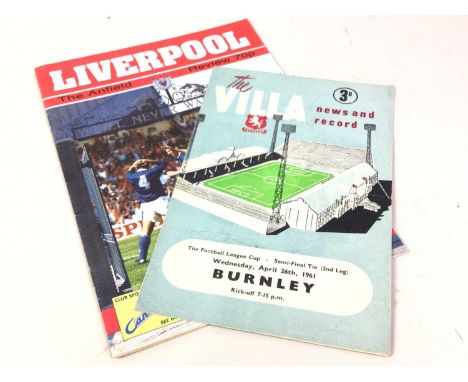 ENGLISH FOOTBALL PROGRAMMES, comprising Spurs vs. Wolvers 17th May 1972, Spurs vs. Atletico 15th May 1963, Spurs vs. Anderlec