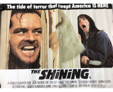 THE SHINING FILM POSTER, printed in Englandapprox quad size