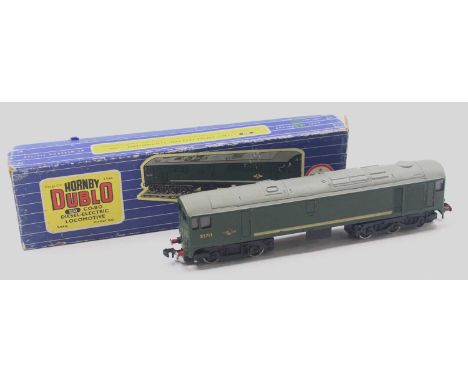 Hornby Dublo 3233 3 rail CO-BO diesel-electric loco with instructions, packing rings. The loco is in good condition, with a f