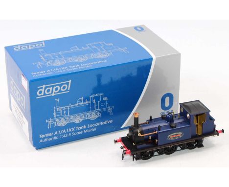 Dapol 0 gauge Terrier A1/A1XX tank loco in KESR Bodiam blue, item no.7s-010-006, appears unused, boxed, in mint condition