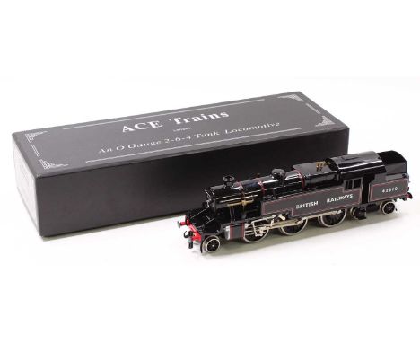 ACE Trains 0 gauge 2-6-4 Stainer 3 cylinder Tilbury tank, in BR black, no.42510. Loco has been very lightly used, and is in n