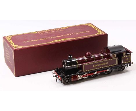Darstead 2-6-2 0 gauge London Transport tank, in LT lined maroon, no.118, in near mint condition, lightly run, with lining on