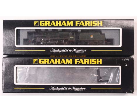 Two Graham Farish N Gauge locos to include a Crab loco in BR lined black, early emblem, no.42765, 34F shedplate, together wit