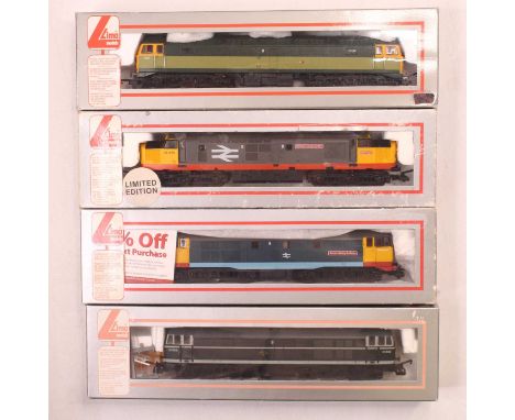 Four Lima 00 gauge locos to include a class 37 in BR Railfreight grey with yellow ends, no.37675, "William Cookworthy", a cla