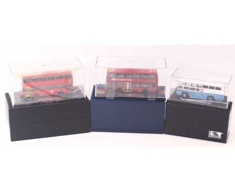 Resin Specialist group of 3 limited edition 1/76 scale models to include; No.76600 London Transport V3 Volvo Ailsa B55 MkIII 