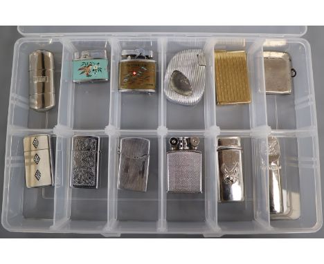 Twelve assorted vintage lighters