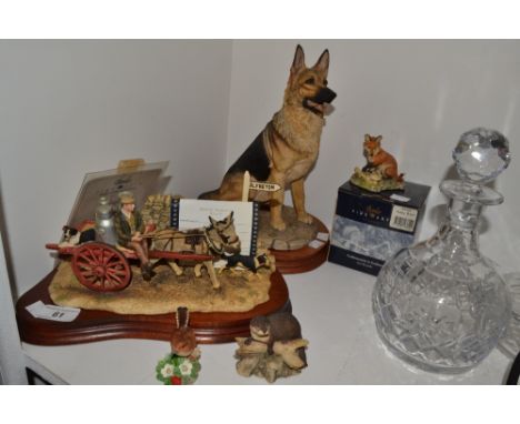 Border Fine Art - Delivering the Milk, AG01, German Shepherd , MT06, others, (5)