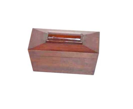 A Very Nice Mahogany Fitted Tea Caddy