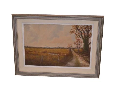 An Oil Painting 'Country Lane' - K Breslin