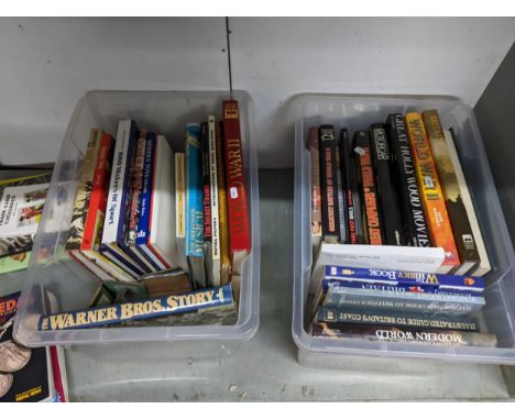 A mixed lot to include reference books to include subjects relating to antiques, war, whisky, Hollywood and others, Wills and