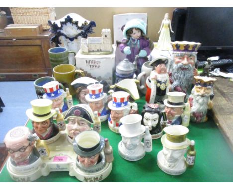 A selection of ceramics to include a Royal Doulton Pickwick Collection stand and various Pick Kwick Pickwick Deluxe and Beam 