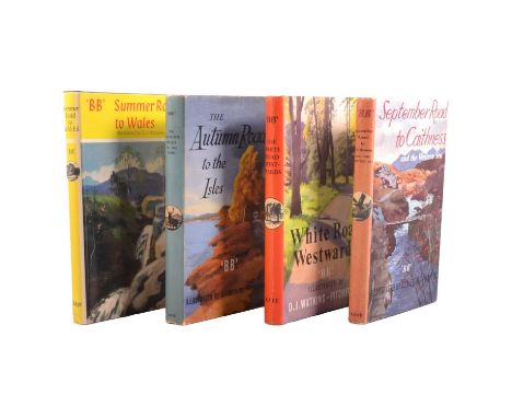 'BB' Denys Watkins-Pitchford, three First Editions, Summer Road to Wales, First edition 1964; The White Road Westwards, First