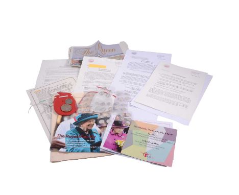 A Full Set of 2017 Maundy Money, Five Pound and Fifty Pence Coin, Distributed by Her Majesty The Queen in her 91st year at Le