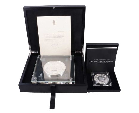 The Waterloo Medal by Benedetto Pistrucci, The Battle of Waterloo 1815-2015: silver proof limited edition medal for the Londo