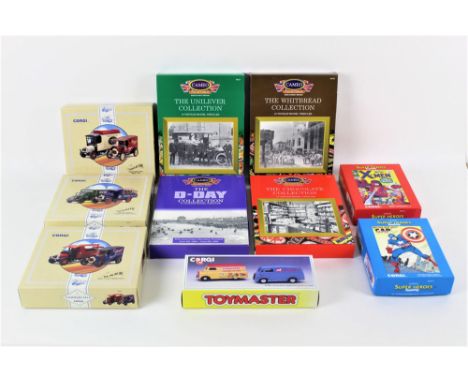 A group of 10 boxed Corgi and Cameo model sets, to include Corgi Classic Commercials, Cameo The D-Day Collection, and Corgi S