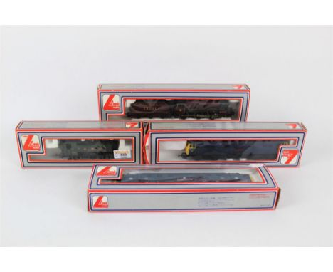 A group of 4 Lima 00 gauge model locomotives and tender, to comprise a GWR 0-6-0 steam locomotive, a British Railways "City o