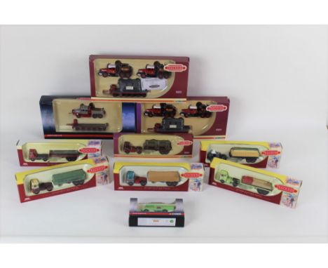 A group of Corgi and Lledo Trackside diecast models, to comprise a Scammell contractor low loader set (DG198014), a Scammell 
