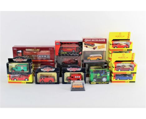 A box of mixed diecast models, to include two Corgi limited edition "Road Scene" lorries, Exclusive First Editions, Corgi The