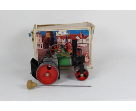A Mamod SR1A steam roller with box 