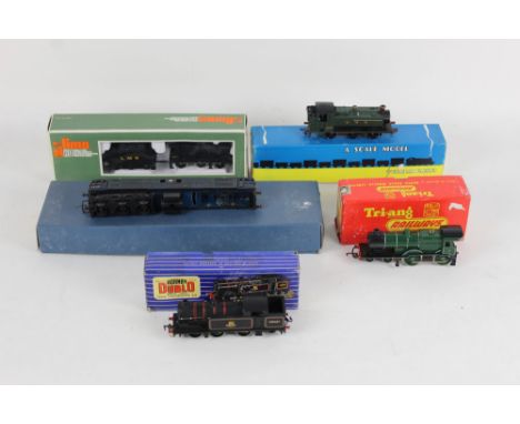 A group of boxed locomotives and tenders, to comprise a Graham Farish Great Western Railways 9410 locomotive, a Lima LMS 4547