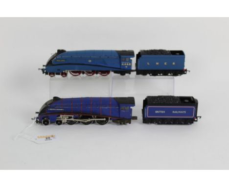 Two Hornby 00 gauge model locomotives, to comprise a British Railways "Walter K Whigam" locomotive and tender, and an LNER "M