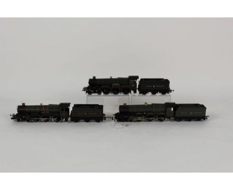 Three Lima, Hornby, and Airfix 00 gauge model locomotives and tenders, to comprise a GWR "Caerphilly Castle" 4073 locomotive 