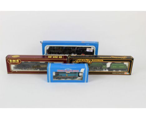Four 00 gauge model locomotives, to comprise a Hornby "The World of Thomas the Tank Engine" locomotive, an Airfix Railways LM
