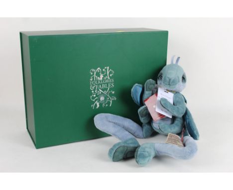 A Charlie Bears Folklores &amp; Fables 'Winco Hopper' from 'The Tale of Ant &amp; Grasshopper', Plush Collection, limited edi