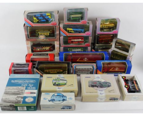 A quantity of boxed diecast models, including Corgi 'The Original Omnibus Company', Exclusive First Editions, Corgi Superhaul