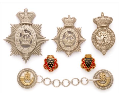 SALEROOM NOTICE: Please note in the PDF and printed catalogue the image of this lot includes two officer’s gilt and enamel co