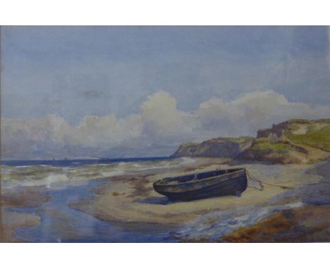 William Henry Wilkinson, coastal scene, watercolour, 31 x 46cms, framed 