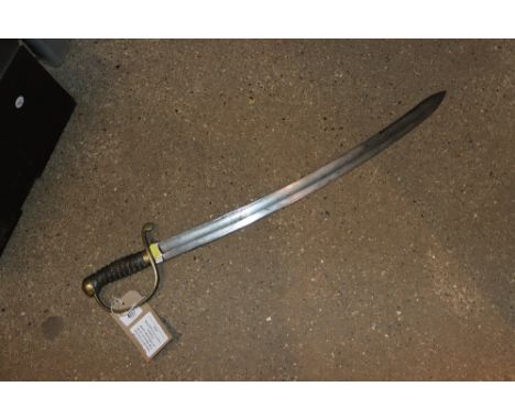 A Victorian police cutlass circa 1850. This item can only be purchased by someone over the age of 18 and ID verification may 