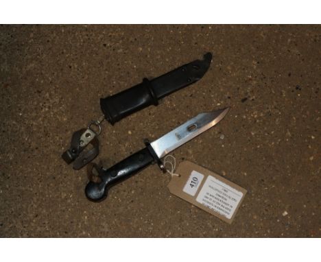 A Russian AK47 bayonet. This item can only be purchased by someone over the age of 18 and ID verification may be required. Fa