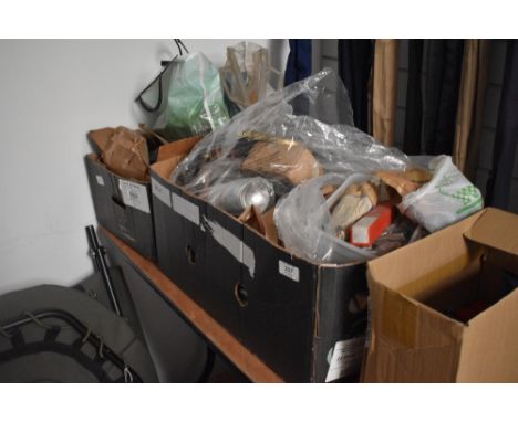 Three boxes of mixed gunsmiths tools and parts