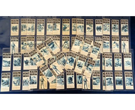 Trade cards, Peek Frean, Trading Post Swap Cards, 7 complete sub-sets of 9 cards in each set & all complete with extra Tradin