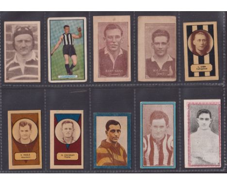 Trade cards, Australia, a collection of 20 type cards all featuring Australian Rules Football or Rugby League players, variou