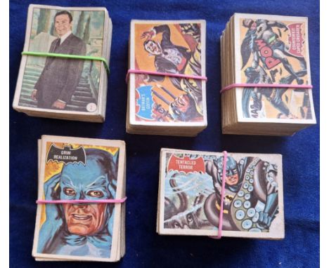 Trade cards, A&BC, Gum Batman related series, approx. 260 cards from 4 series, Bat Laffs (set 55 cards), Batman Pink backs (4