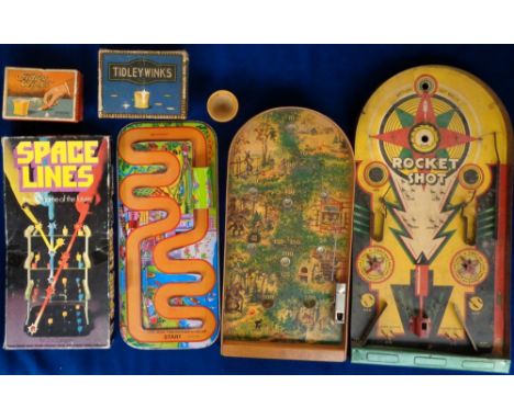 Children's Games, a selection of 80+ games and boards, most from the early to the mid 20thC to include Houp-la!, Trainhole, P