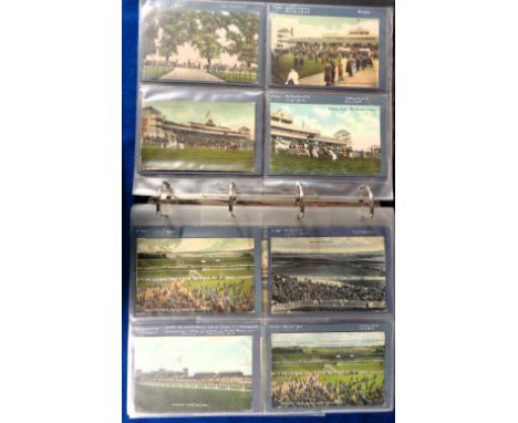 Postcards, Berkshire, a collection in modern album of approx. 108 cards and ephemera of Newbury and environs, cards corner mo