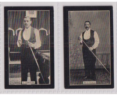 Cigarette cards, Smith's, Champions of Sport (Red Back) two cards, both 'Sun Cured Mixture' backs, no 2 W.J. Peall & no 4 Cha
